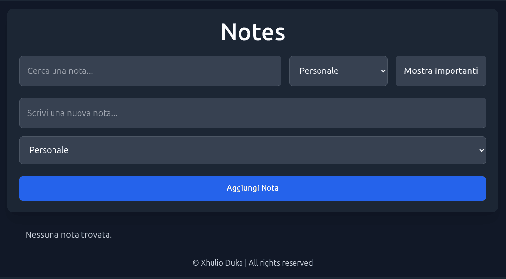 Notes App